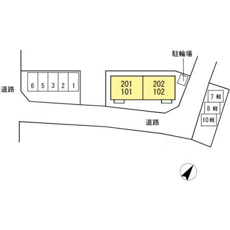 ピースフルⅣの区画図