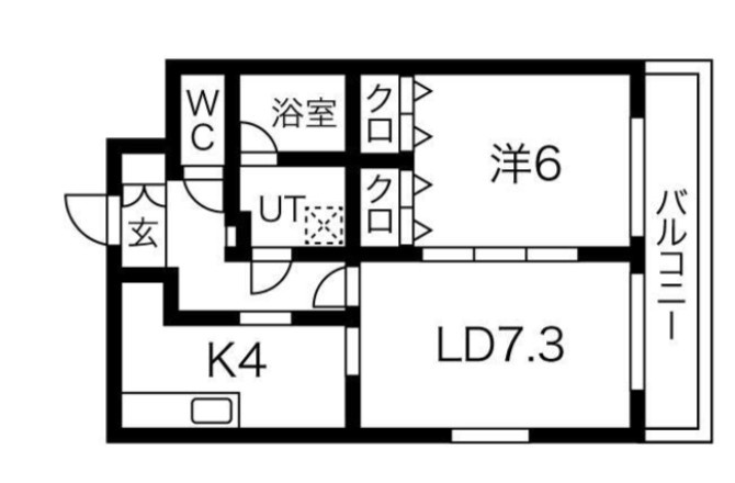 ソレイユ岸の間取り