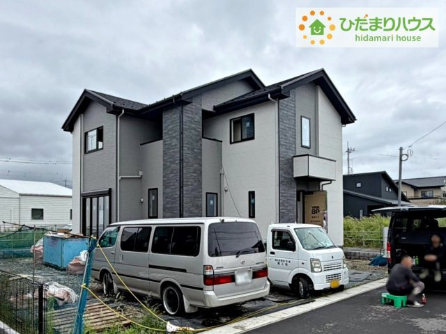 常陸太田市塙町2期　新築戸建の外観|たっぷりの陽光と心地よい風が舞い込む住まい♪