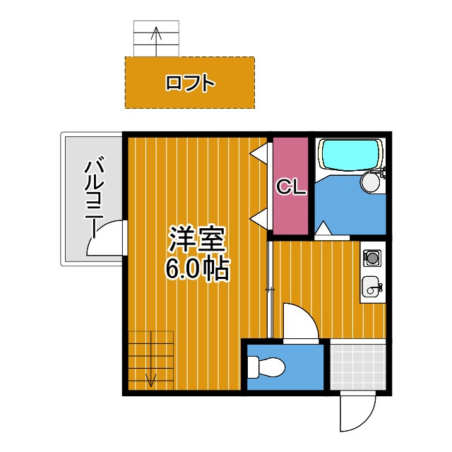 YTSマンション碓井の間取り