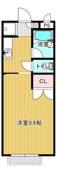 【間取り】 | アーシャーハウスＢ棟