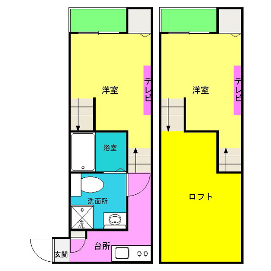 【間取り】 | エスパシオ フルーレ南大橋