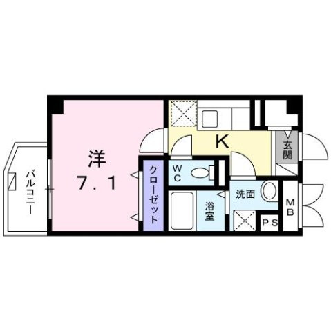 コ　オリナ　川崎の間取り