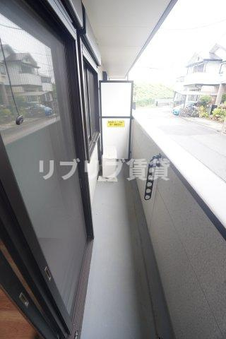 ミリアビタ稲毛東のバルコニー