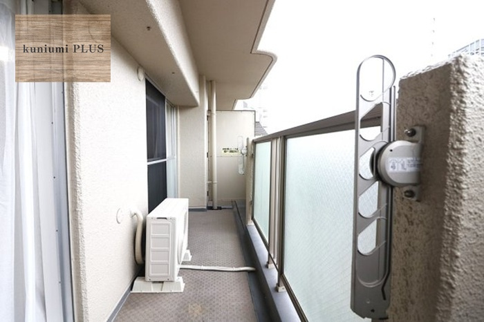 シティコーポ道頓堀のバルコニー