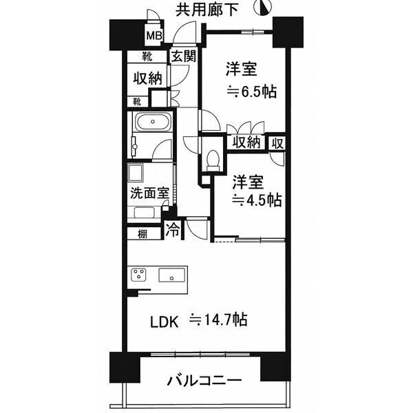 ザ・プラセシオン名古屋の間取り