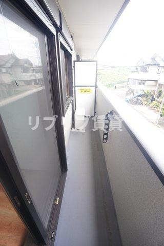 ミリアビタ稲毛東のバルコニー