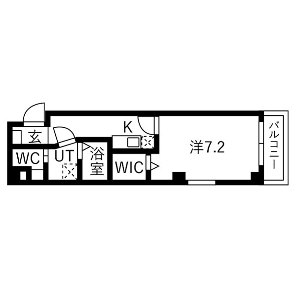 横浜市鶴見区市場富士見町のアパートの間取り