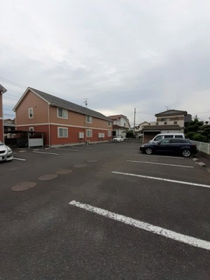 【駐車場】 | サンセールＡ | カースペースがあります