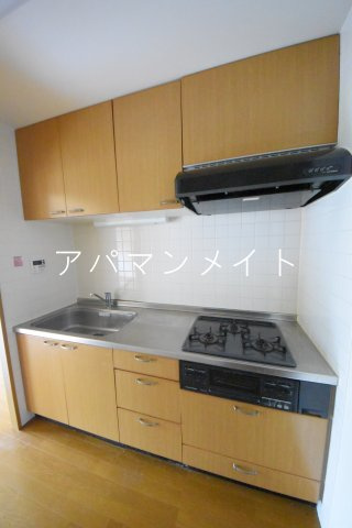 【キッチン】 | クレール矢沢 | ガスコンロ３口付き！
