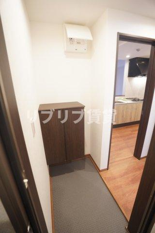 ミリアビタ稲毛東の玄関