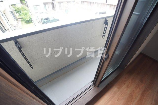 ミリアビタ稲毛東のバルコニー