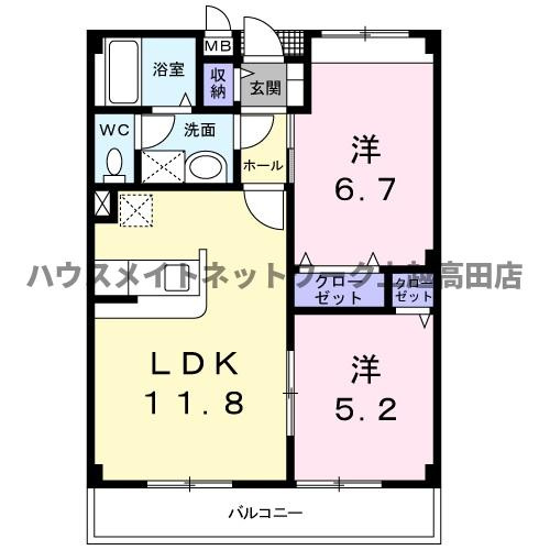 プラティーノの間取り|間取図