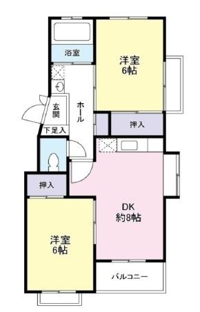 武蔵関マンション３号棟の間取り|間取りです。