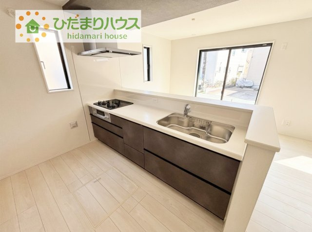 【キッチン】 | 取手市白山8期　新築戸建 | 料理をしながらでも、ご家族との会話を楽しめる対面式キッチン♪