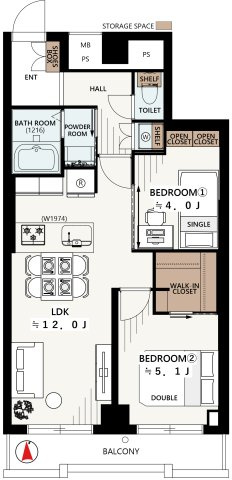 【間取り】 | ライオンズマンション三軒茶屋NAKAMURA