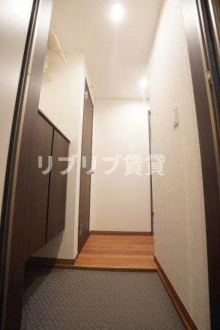 ミリアビタ稲毛東の玄関