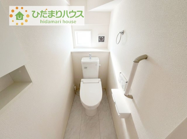 【トイレ】 | 牛久市さくら台1丁目5期　新築戸建 | トイレは1F、2F共に完備！取り合いになることがありませんね(^^)/