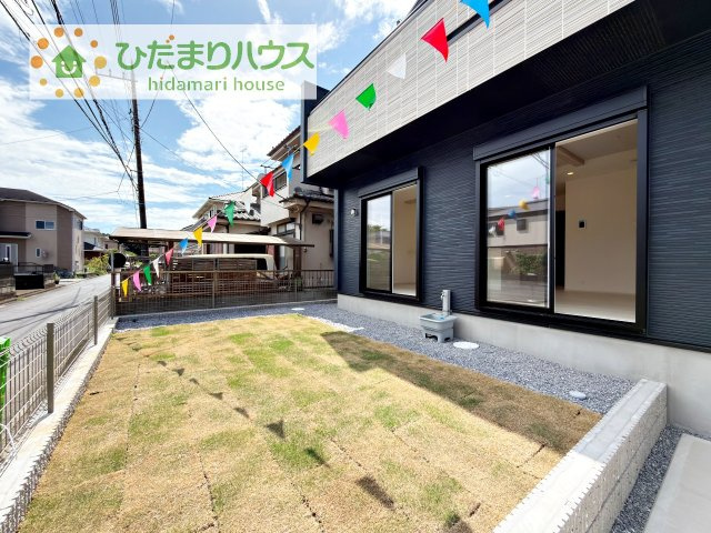 【庭】 | 牛久市さくら台1丁目5期　新築戸建 | お庭付物件になります！お庭遊びや、プールなどお子様も大喜び(^^)