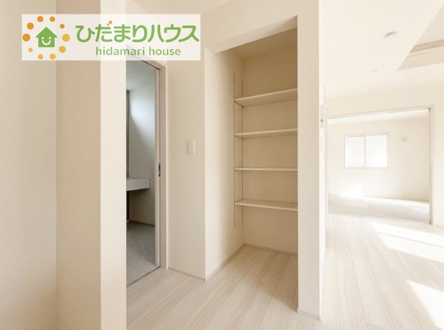 【収納】 | 牛久市さくら台1丁目5期　新築戸建 | 備え付け収納で、スッキリお片付け！