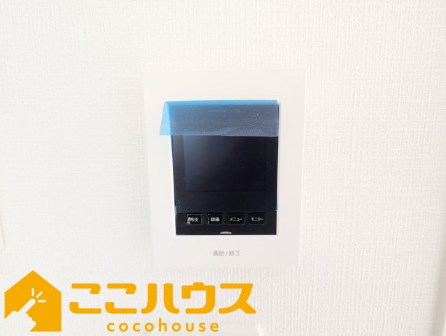 宜野湾市嘉数2丁目　新築戸建て　全8棟　B号棟のセキュリティ|録画機能付きTVインターホン
