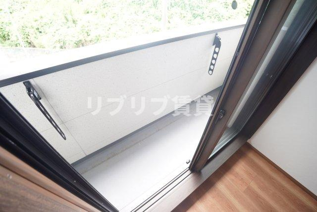 ミリアビタ稲毛東のバルコニー