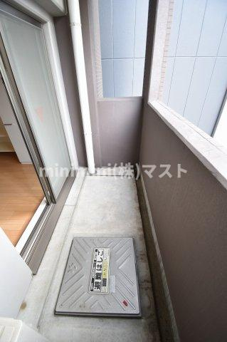 大阪市中央区瓦町１丁目の賃貸マンションのバルコニー