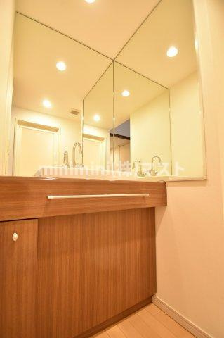 大阪市中央区瓦町１丁目の賃貸マンションの洗面所