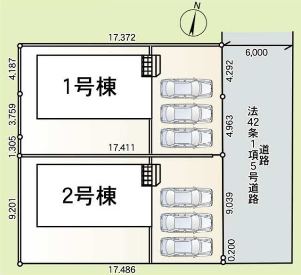 成田市西三里塚第１０の区画図