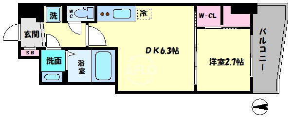 セレニテ桜川駅前プリエの間取り|セレニテ桜川駅前プリエ　　間取り