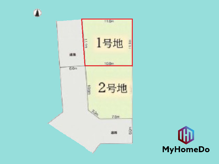 守山区小幡中　2期の土地図