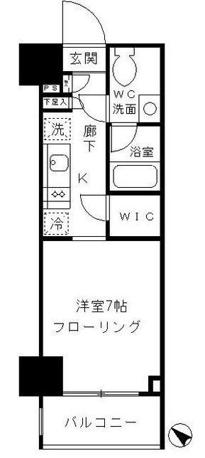 パークリュクス渋谷北参道ｍｏｎｏの間取り|パークリュクス渋谷北参道ｍｏｎｏ