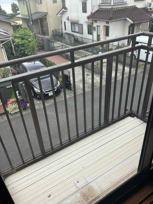 かぎやハイツニシムラのバルコニー