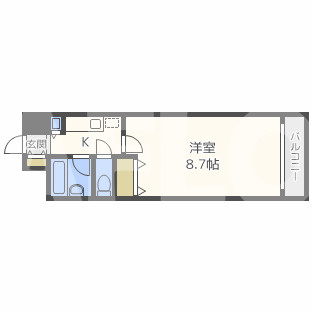 Ｍ＆Ｍウメダイーストの間取り|M＆Mウメダイースト　間取り