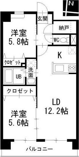 バンクーバー1100の間取り