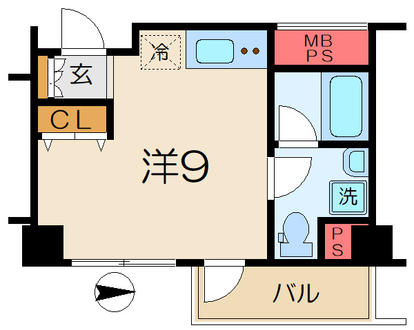【間取り】 | パークアクシス横浜井土ヶ谷