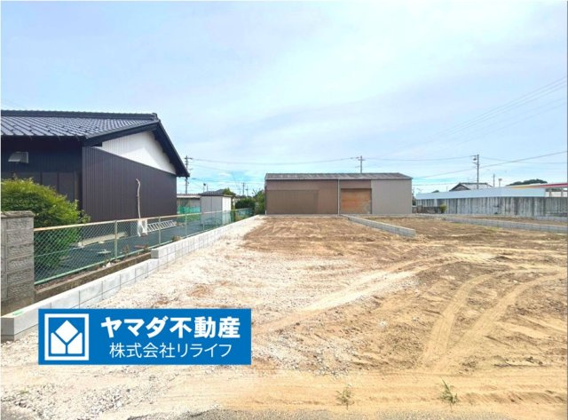 クワイエ　一宮市瀬部第1　全3区画分譲の外観|「現地（2026年8月9日）撮影」　
■外観写真　
■ヤマダ不動産　株式会社リライフ　