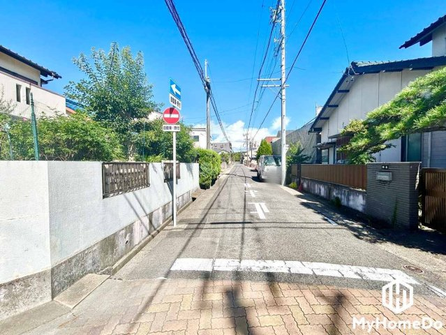 守山区小幡中　2期の前面道路含む現地写真