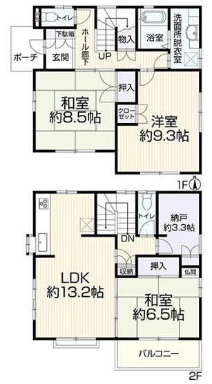【間取り】 | 大和市柳橋3丁目 中古戸建 全1棟