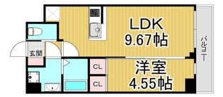 プレジオ武庫川アジアンの間取り