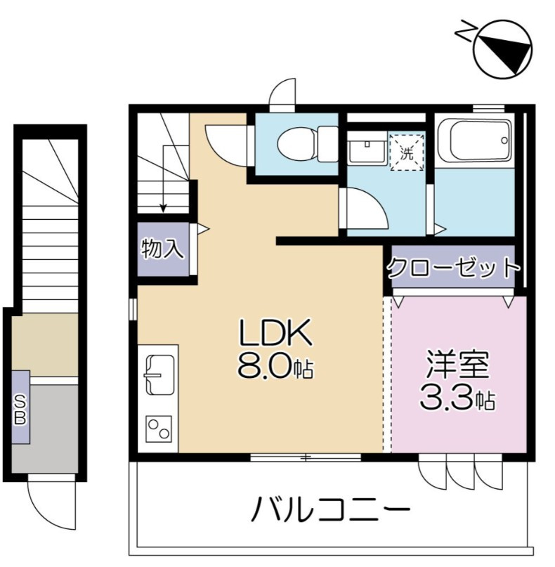 passero　javaの間取り