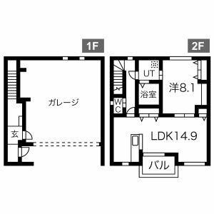 【間取り】 | YKGarage湘南大和(ワイケーガレージショウナンヤマト)