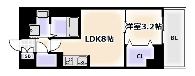 【間取り】 | ネオ・ツリー・レジデンス難波