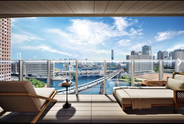 ブランズ芝浦の展望