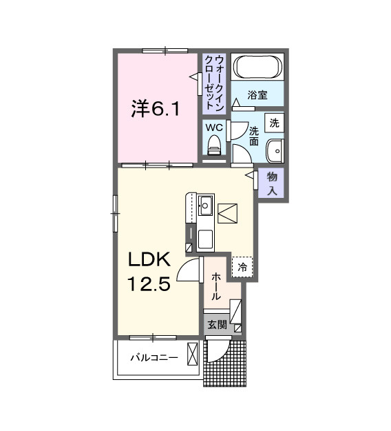 メゾン　ブリアンの間取り