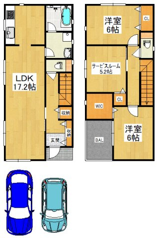 【間取り】 | 堺市美原区平尾戸建