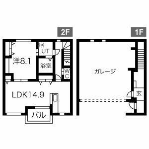 【間取り】 | YKGarage湘南大和(ワイケーガレージショウナンヤマト)