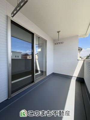 【バルコニー】 | クライン栃木市箱森町第2期　 | 同社施工物件写真。※建具やフローリング、その他仕様が異なる場合がございます。