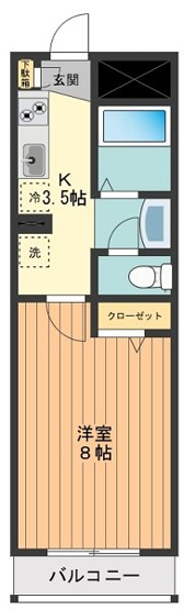 【間取り】 | メゾングレースA(メゾングレースエー)
