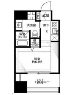 【間取り】 | ベルファース水天宮前 | 間取りです。